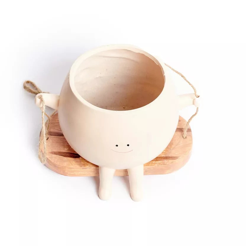 Happy Pot – Hängender Blumentopf mit Schaukel