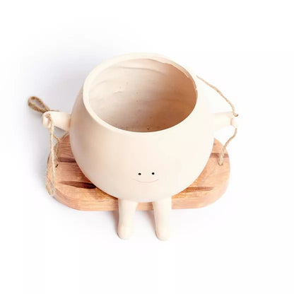 Happy Pot – Hängender Blumentopf mit Schaukel