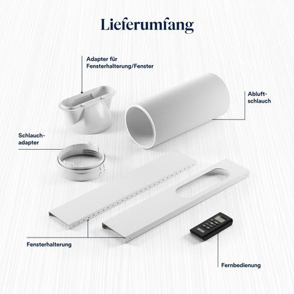 De'Longhi Pinguino - 3-in-1 Mobiles Klimagerät, für Räume bis 27 m², mit Luftentfeuchter & Ventilator, 9400 BTU